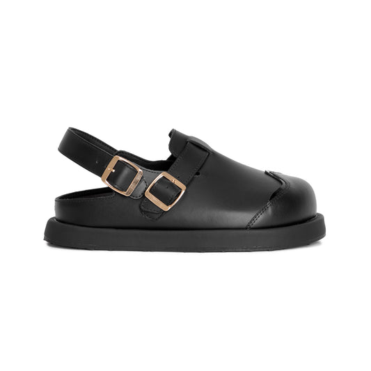 the-wolf-black-low-clog-sandals thewolf astoud