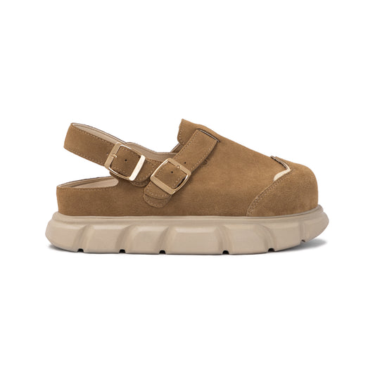 thewolf-tobacco-suede-high-clog-sandals thewolf astoud