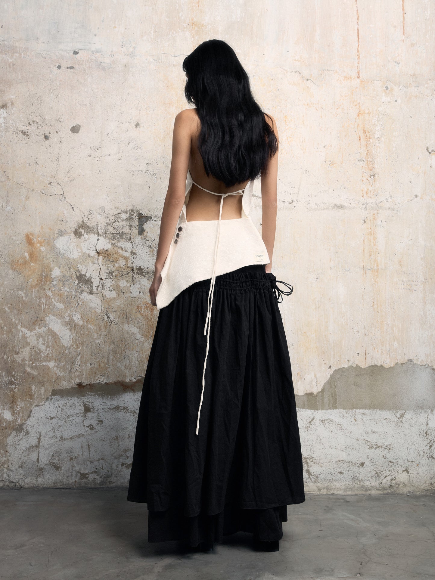 Chân Váy Kép Đen