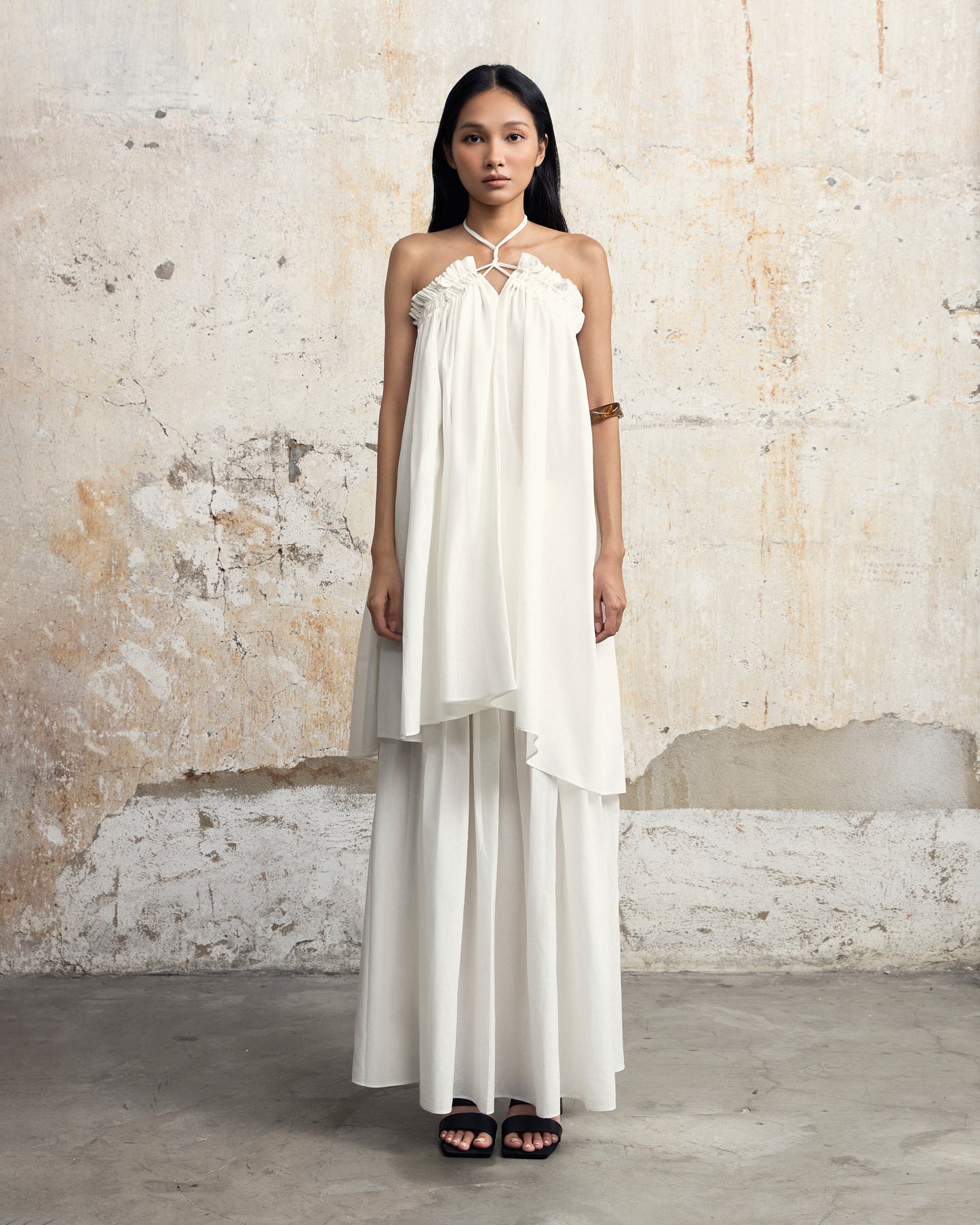 Chân Váy Kép Trắng