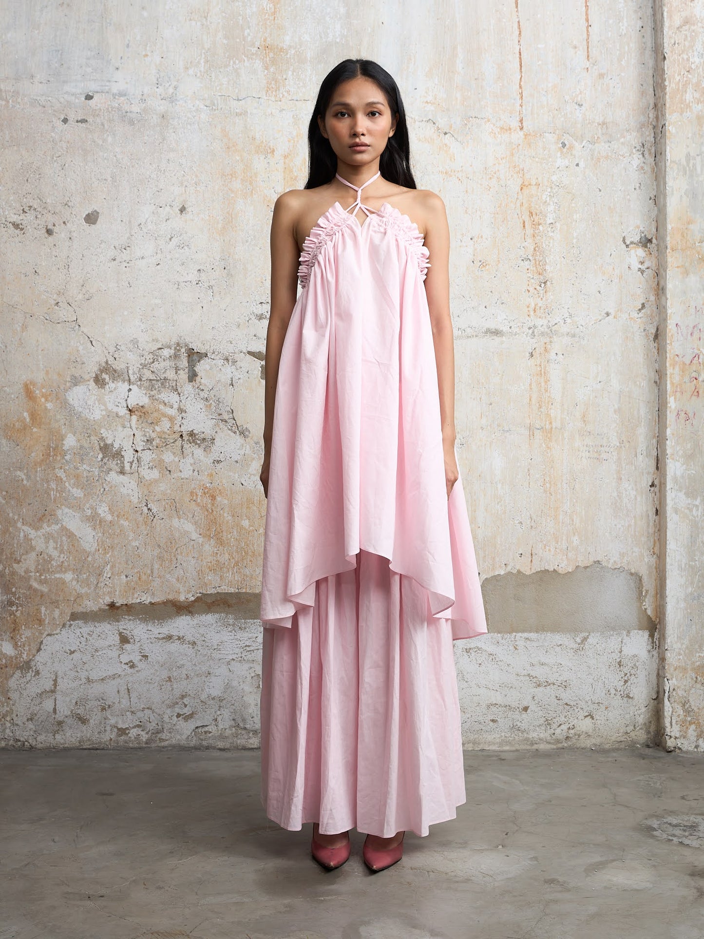 Chân Váy Kép Hồng