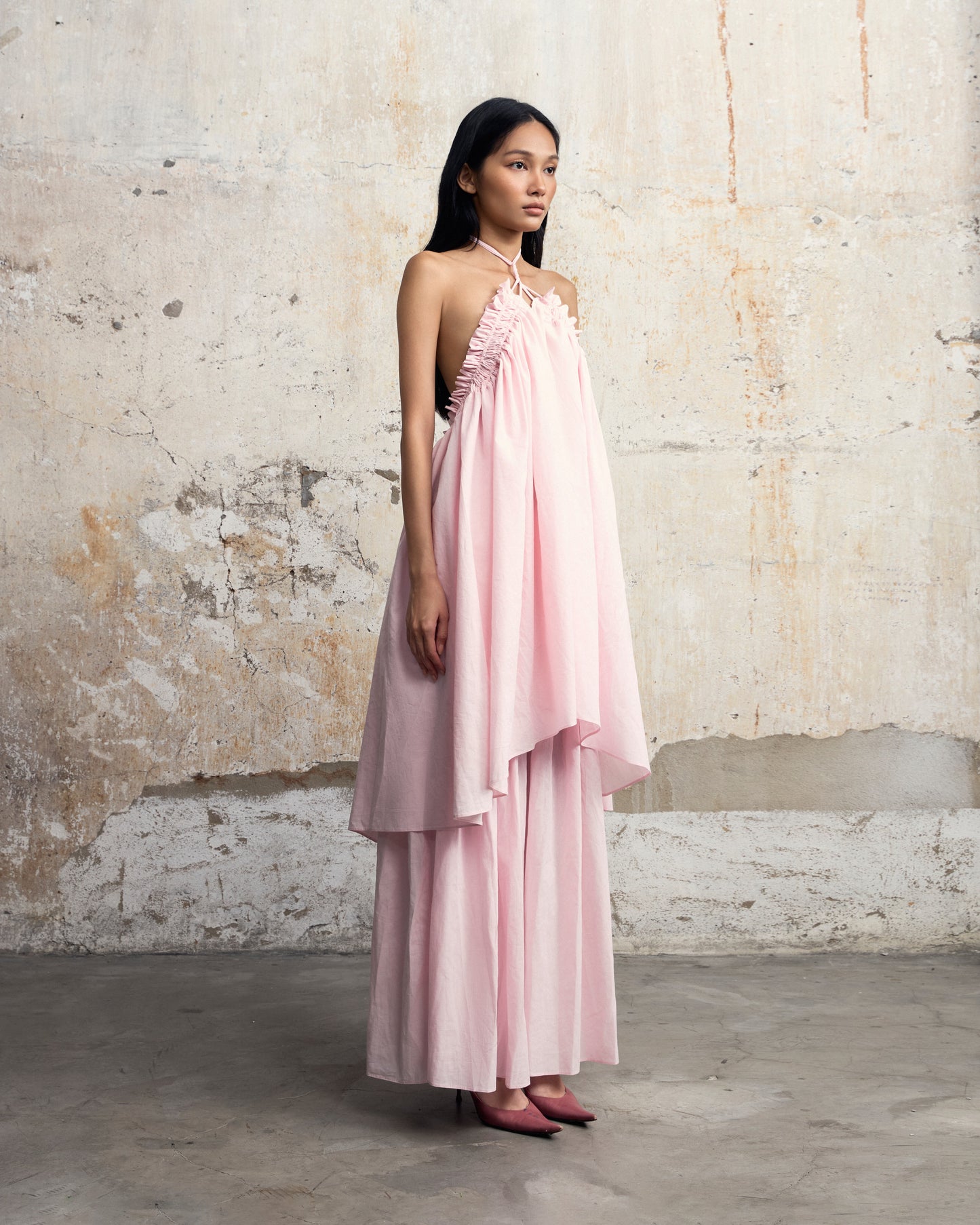 Chân Váy Kép Hồng