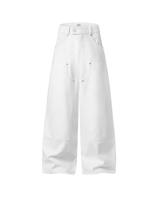 White Wide Leg Jean Caotus Astoud