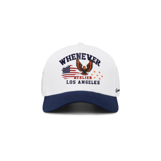 white-navy-whenever-la-trucker-hat whenever atelier astoud