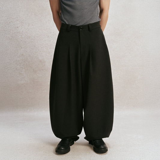 Black Vase Wool-Blend Pants AIN Astoud