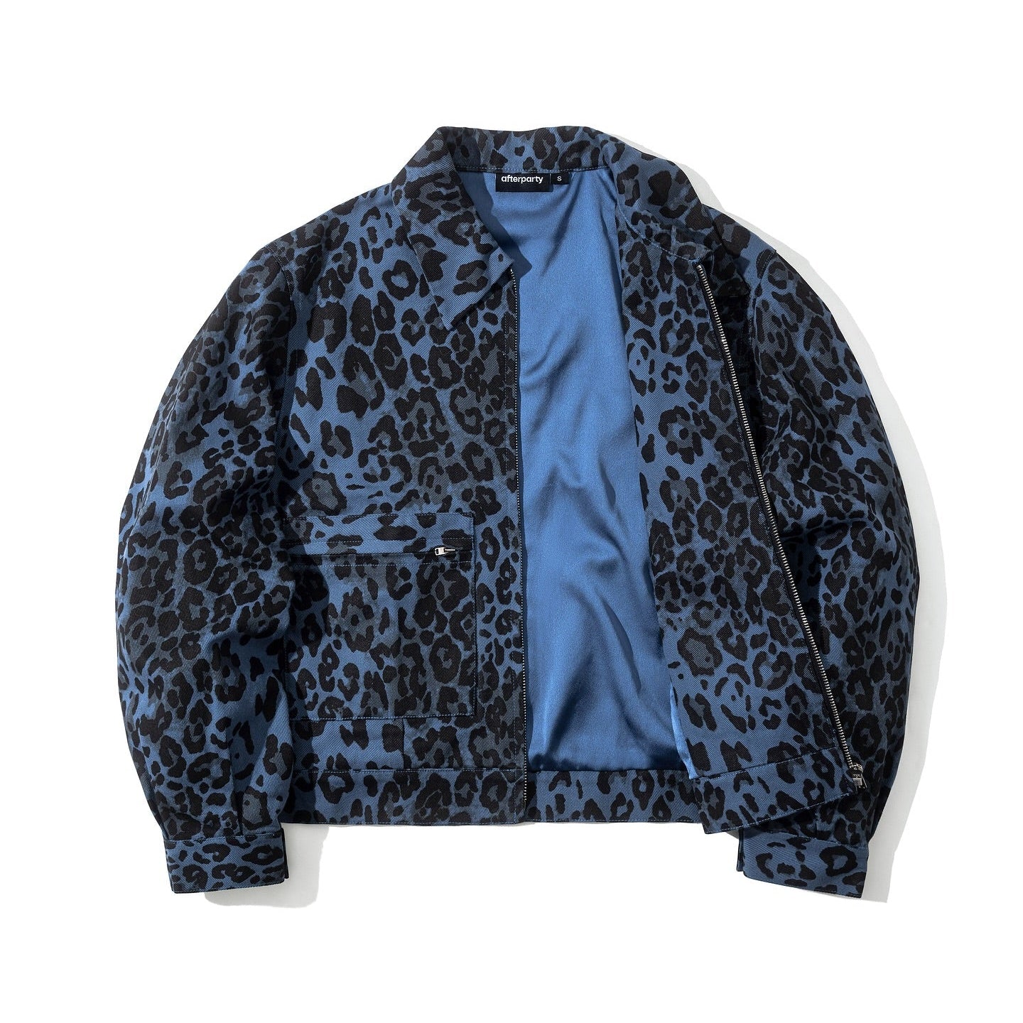 Blue Leopard Jacket