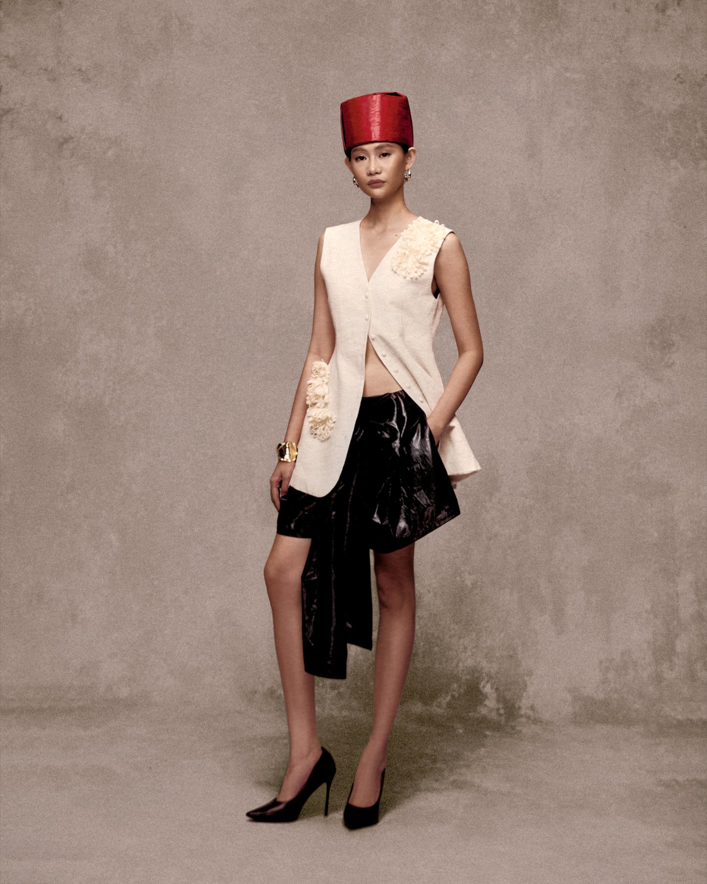 Hảo Hớn Leather Shorts