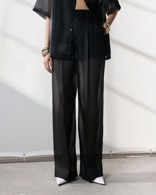 s25-womens-black-silk-organza-pants fortythree astoud