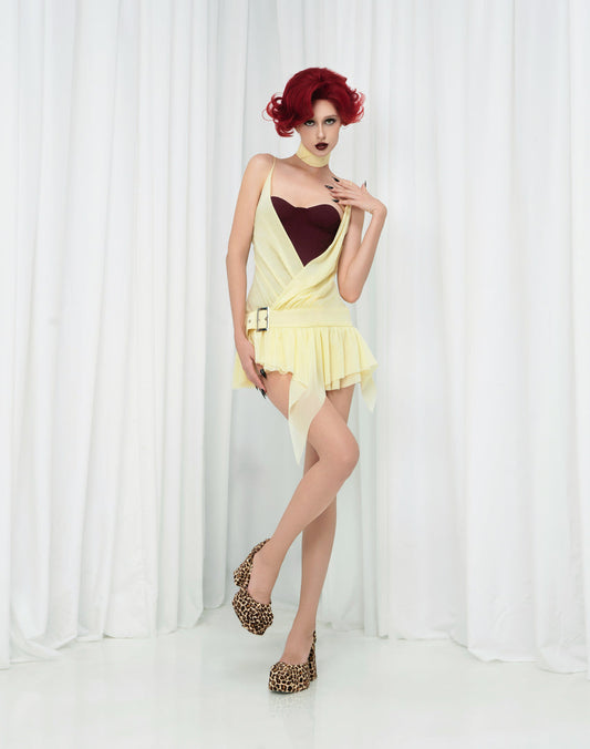 Mellow Fray Dress Liniss Astoud