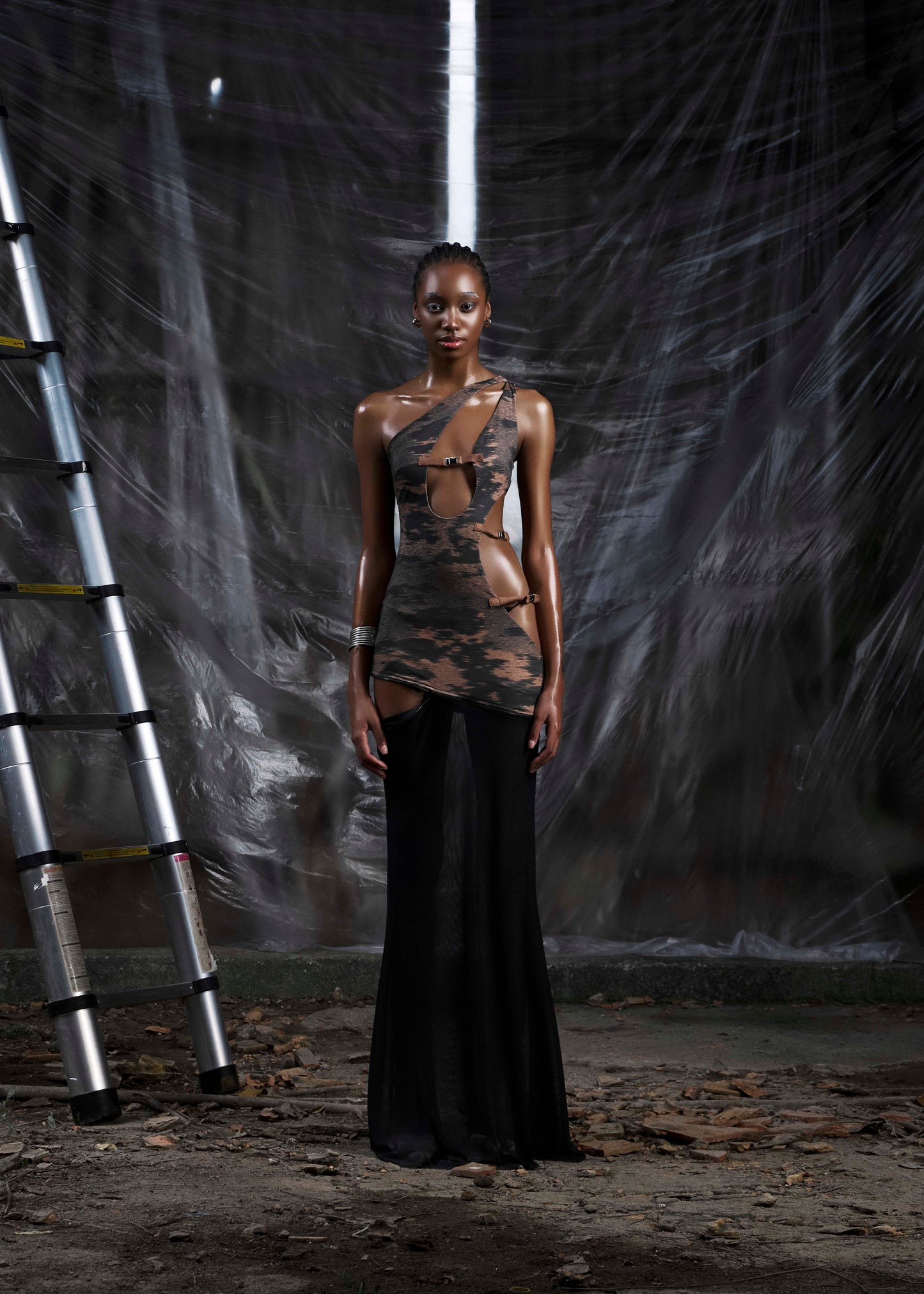 NONE Cut Out maxi Dress Tatichu Astoud